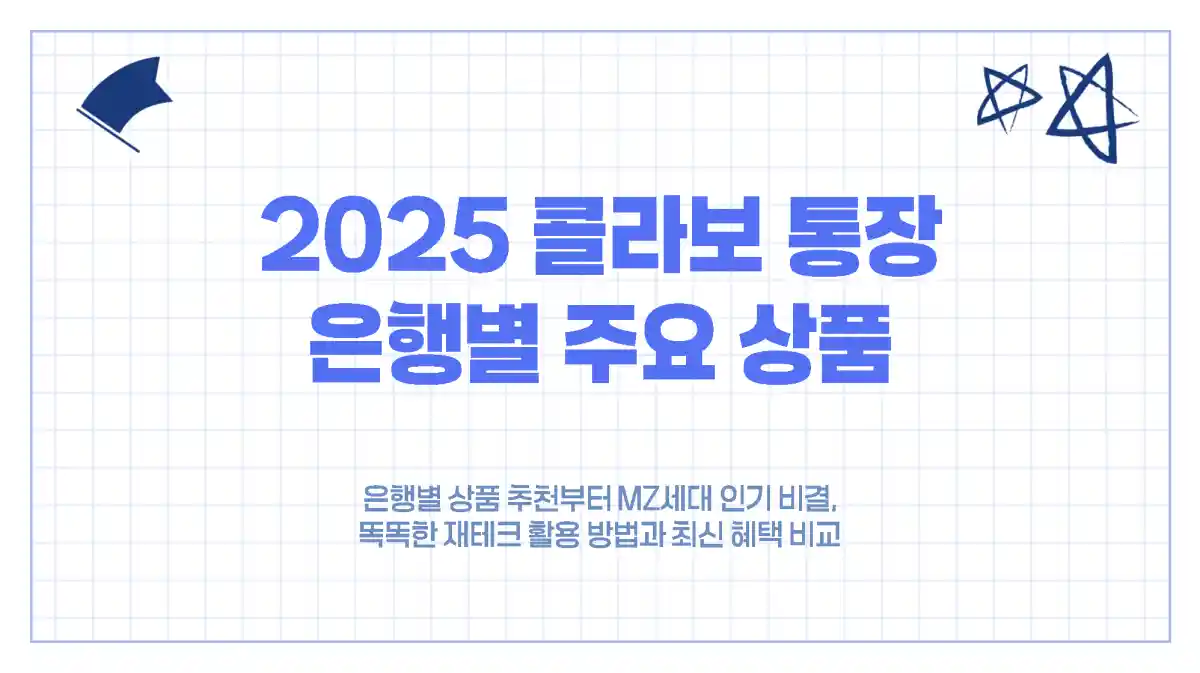 은행별 상품 추천부터 MZ세대 인기 비결, 똑똑한 재테크 활용 방법과 최신 혜택 비교
