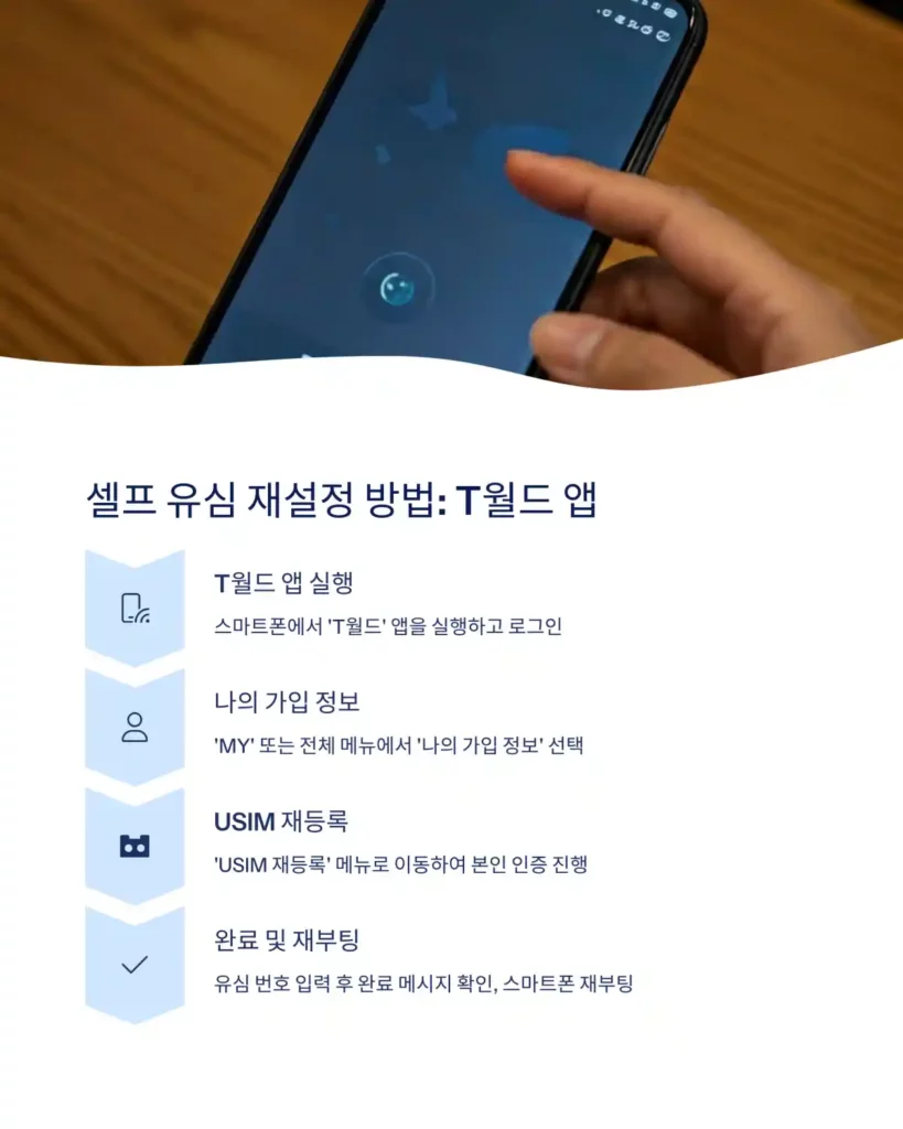 SKT 유심 재설정 방법 유심 재설정과 교체 차이점 및 선택 방법 05