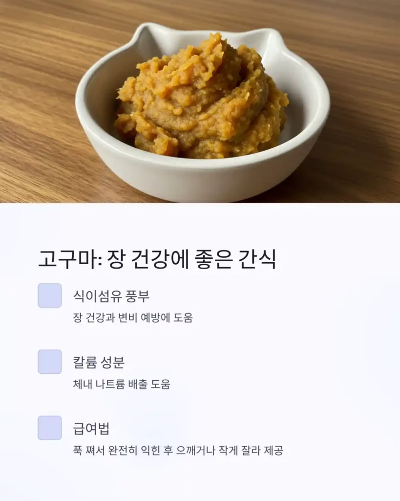 0 이미지 생성 사람과 고양이가 함께 먹어도 되는 음식은 07 음식 고구마