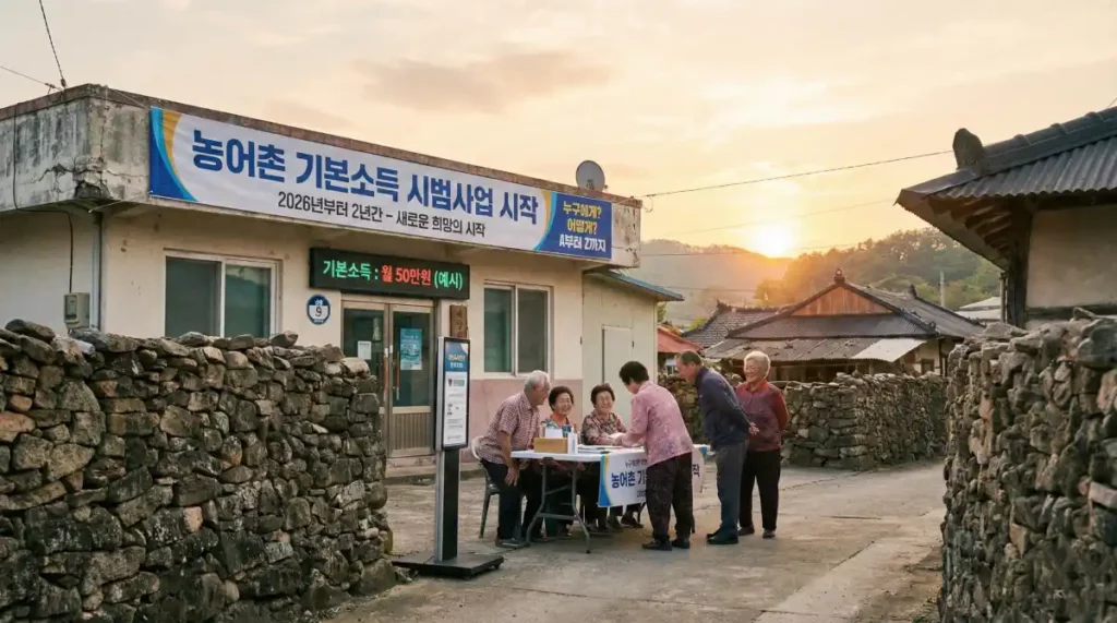 농어촌 기본소득 시범사업의 모든 것. 선정지역 지급금액 및 전망