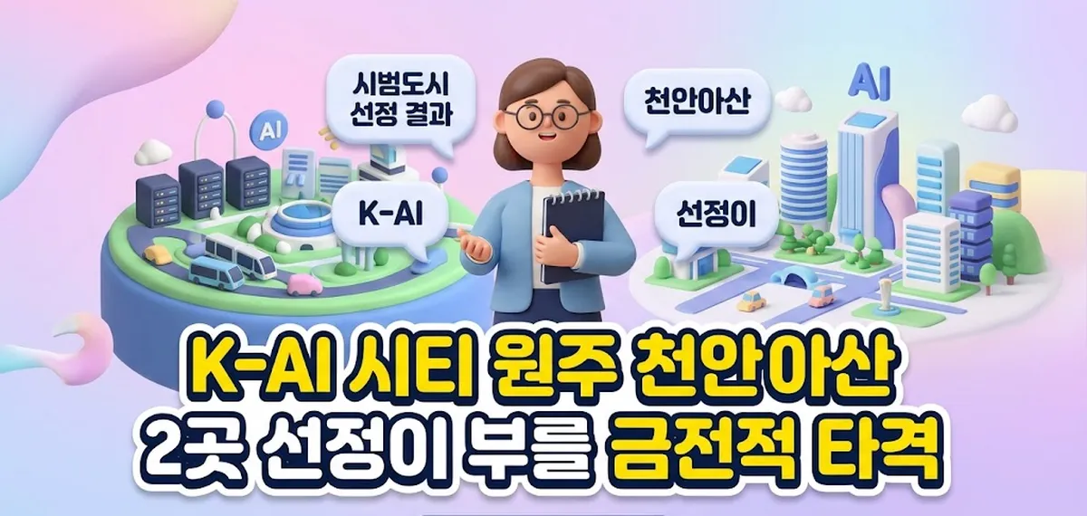 IFIK IMAGE Main Thumbnail k ai 시티 원주 천안아산 2곳 선정이 부를 금전적