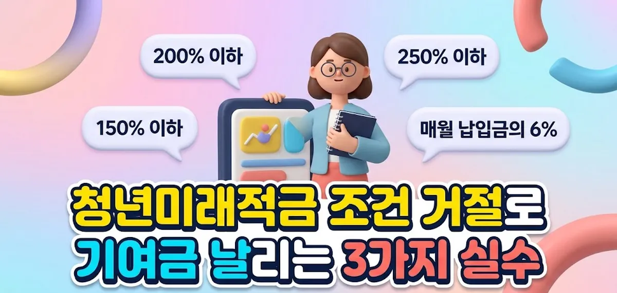 IFIK IMAGE Main Thumbnail 청년미래적금 조건 거절로 기여금 날리는 3가지 실수