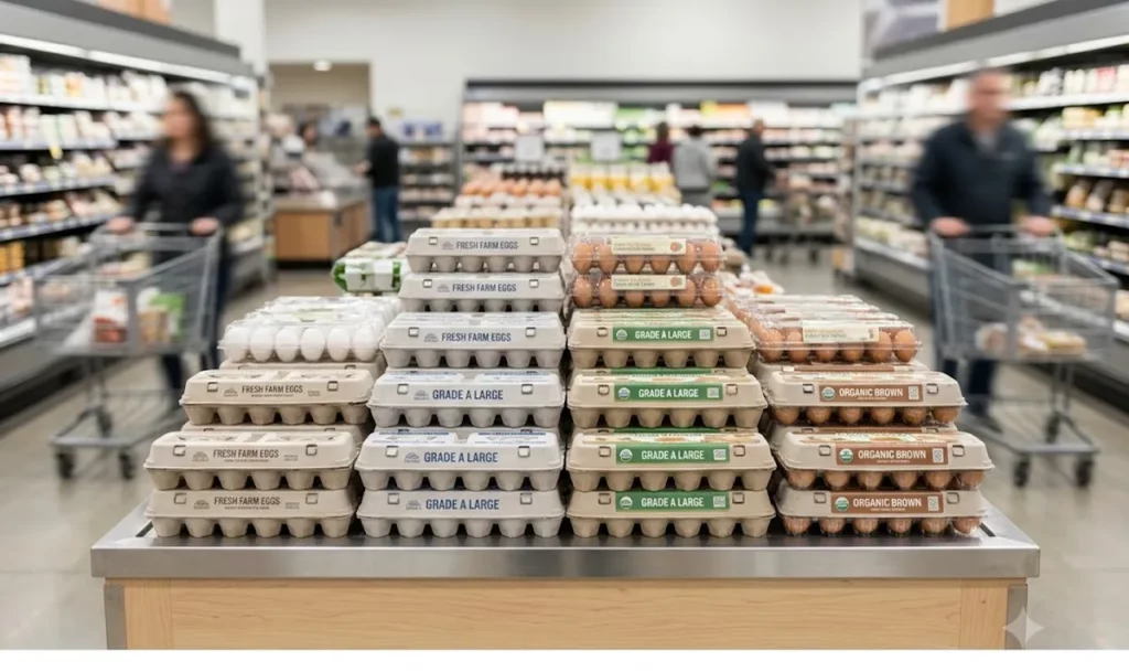 IFIK IMAGE Supermarket Egg Display 마트 달걀 상온 진열의 비밀과 신선도 날리는 3가지 실