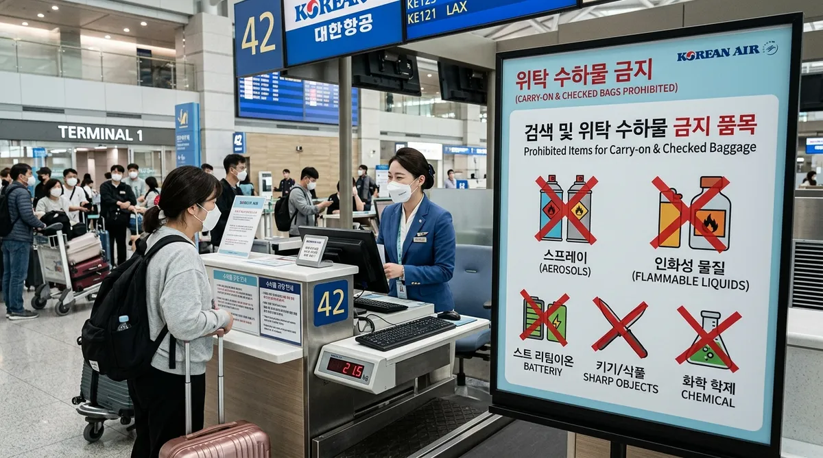 보조배터리 기내 반입 금지 물품 1개로 공항 압수 손해 막기