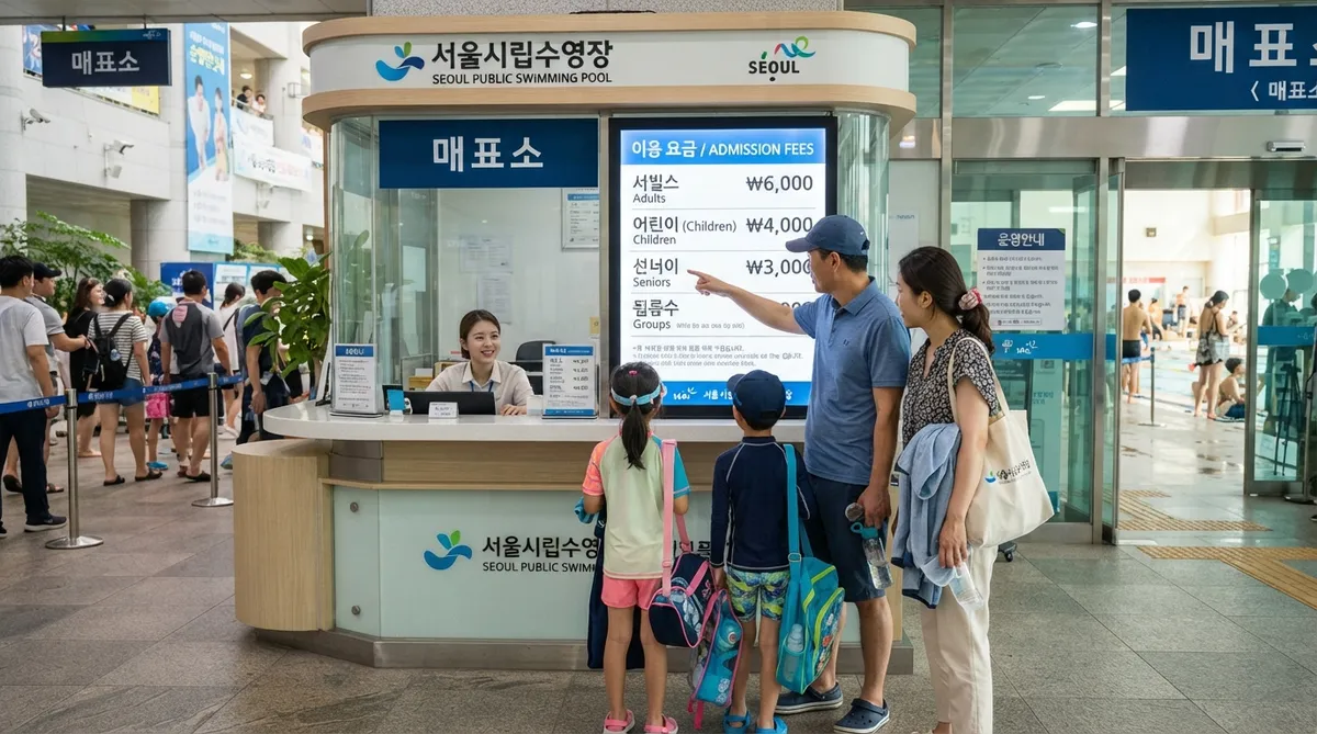 한강 수영장 야간개장 이용요금 50% 할인 서류 미참시 손해